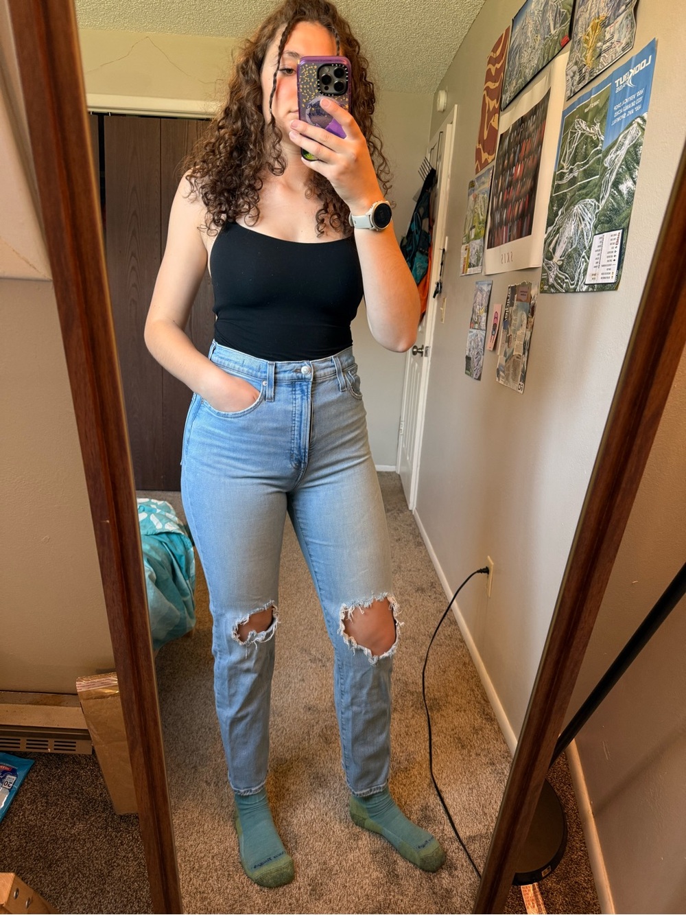 Madewell Light Blue Washed Denim Jeans